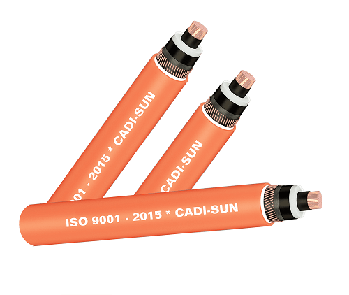 Cáp 1 lõi, màn chắn sợi đồng, không giáp 8.7/15(17.5)kV